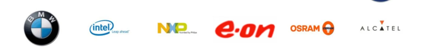 BMW, Intel, NXP, E.ON, Osram, Alcatel